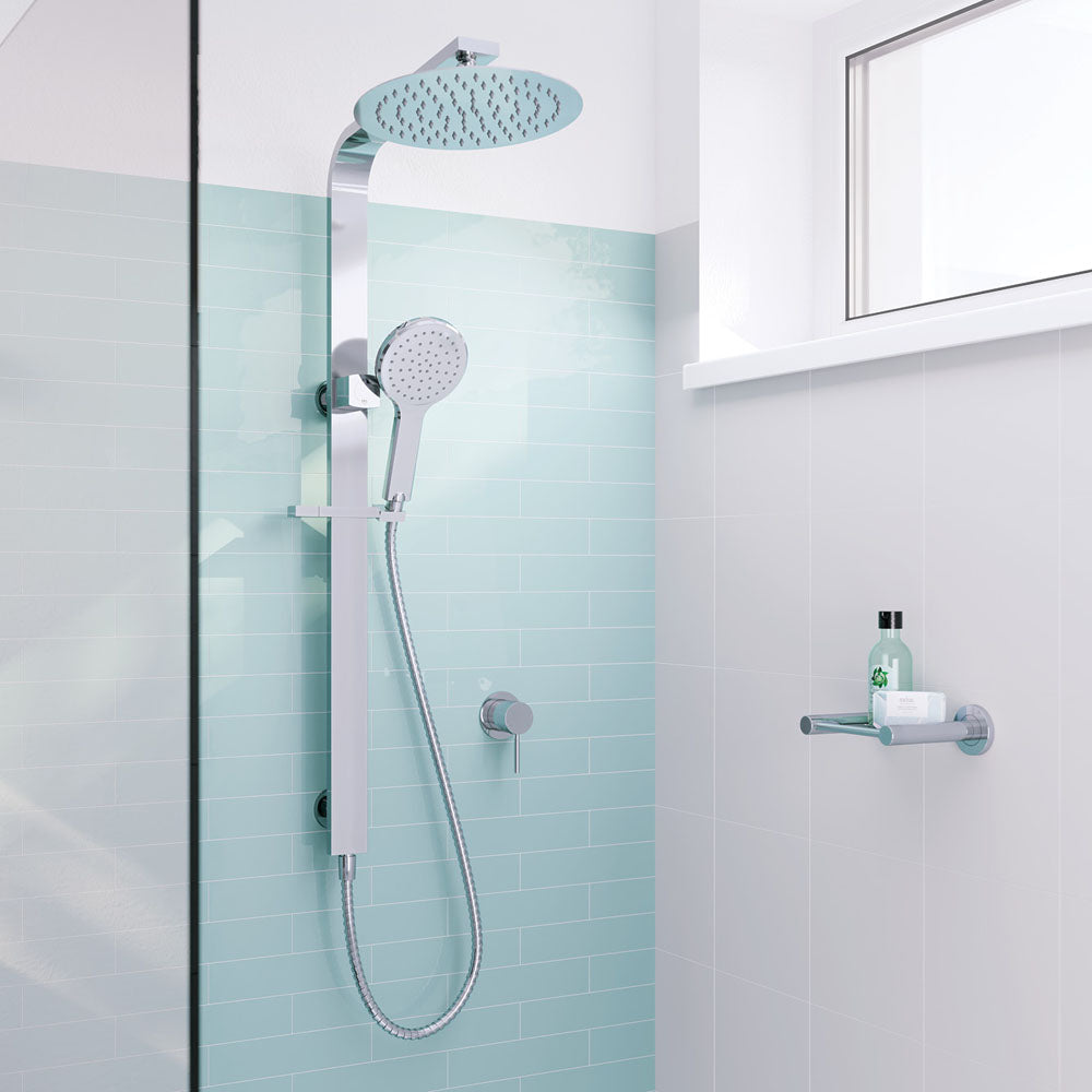 Fienza Kaya Deluxe Twin Shower, Chrome