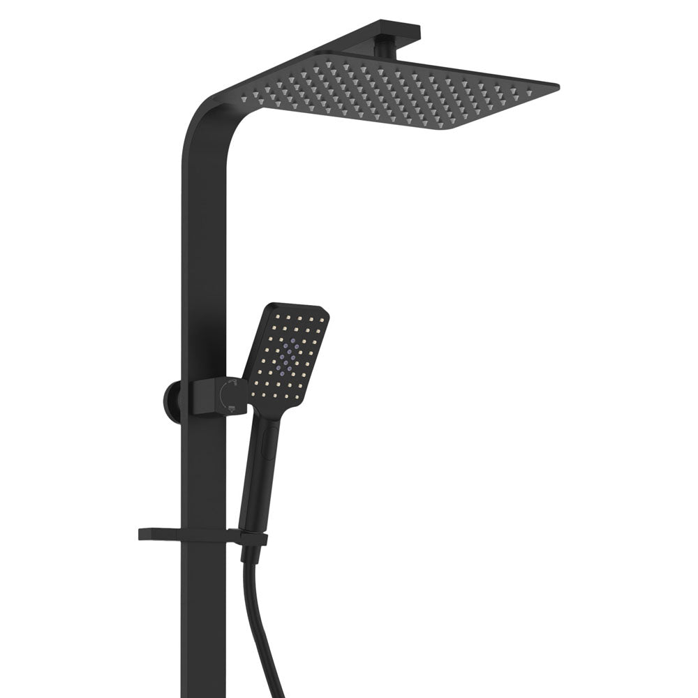 Fienza Tono Deluxe Twin Shower, Matte Black