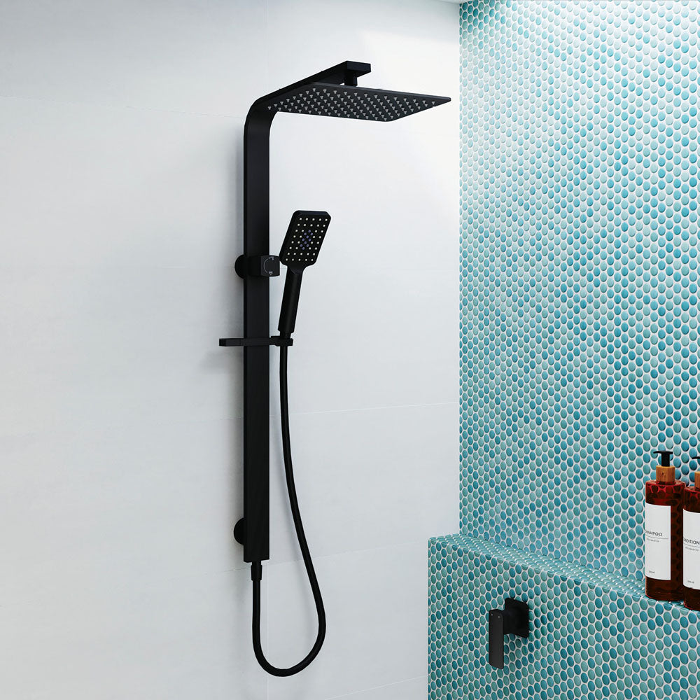 Fienza Tono Deluxe Twin Shower, Matte Black
