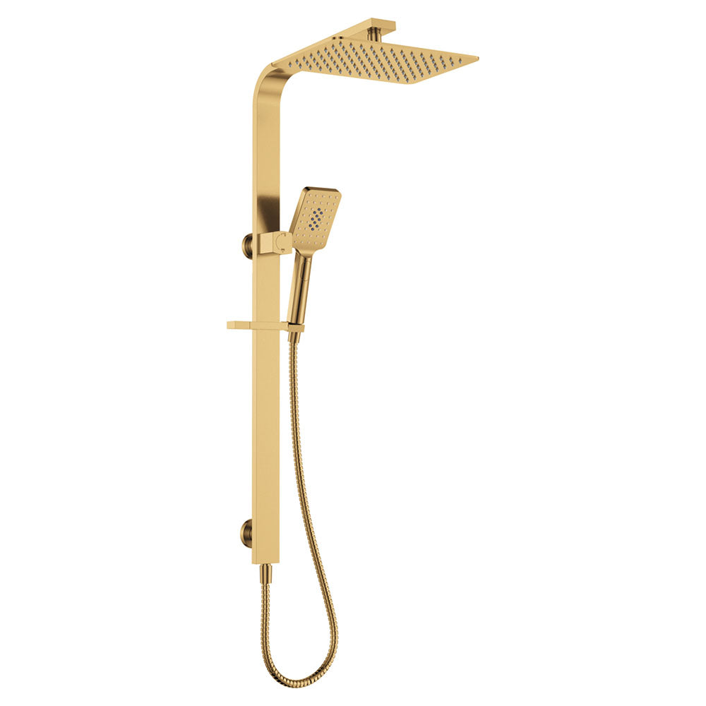 Fienza Tono Deluxe Twin Shower, Urban Brass