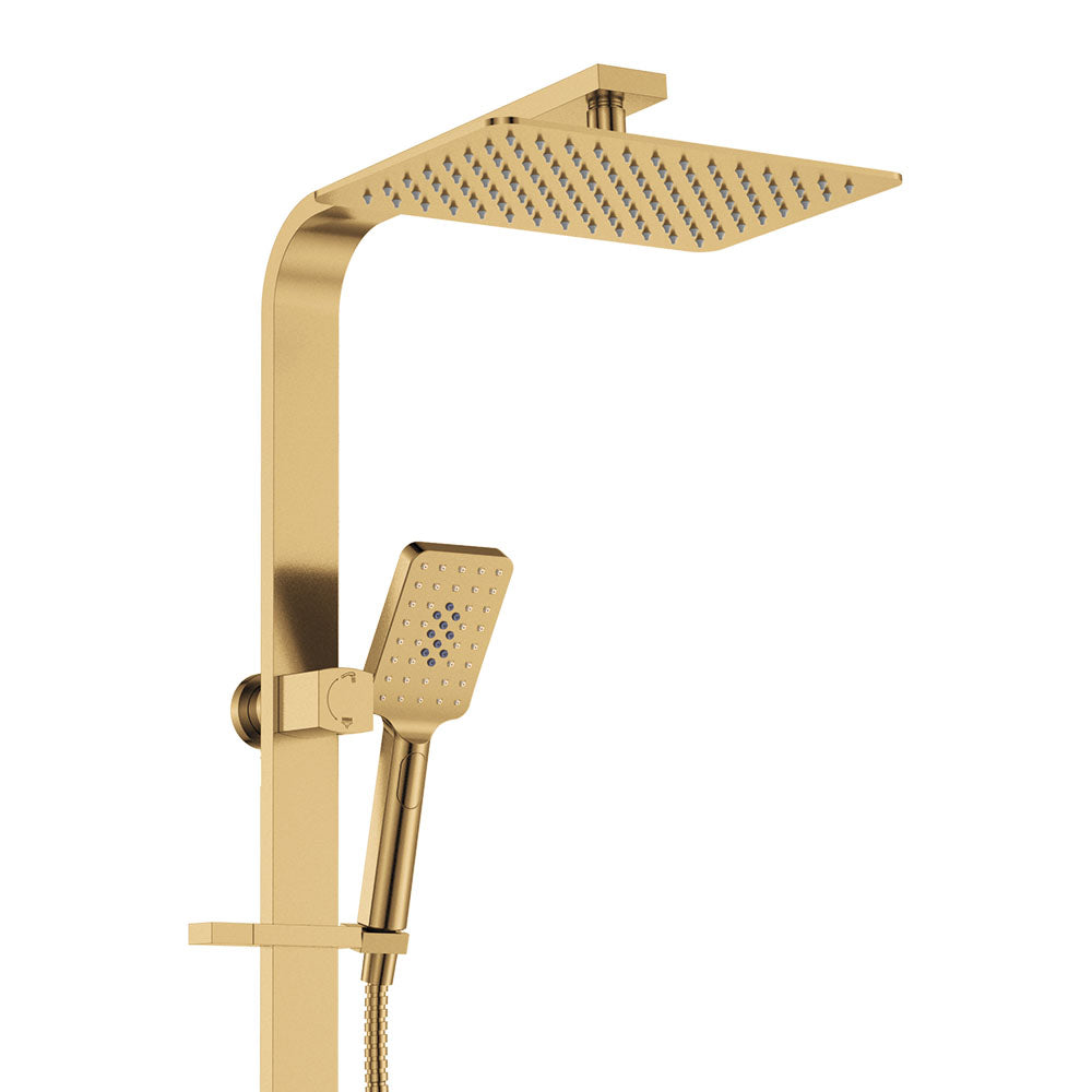 Fienza Tono Deluxe Twin Shower, Urban Brass