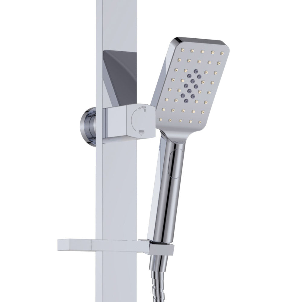 Fienza Tono Deluxe Twin Shower, Chrome