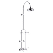 Fienza Lillian Exposed Shower And Bath Set With Lever Handles, Chrome