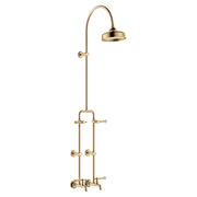 Fienza Lillian Exposed Shower And Bath Set With Lever Handles, Urban Brass
