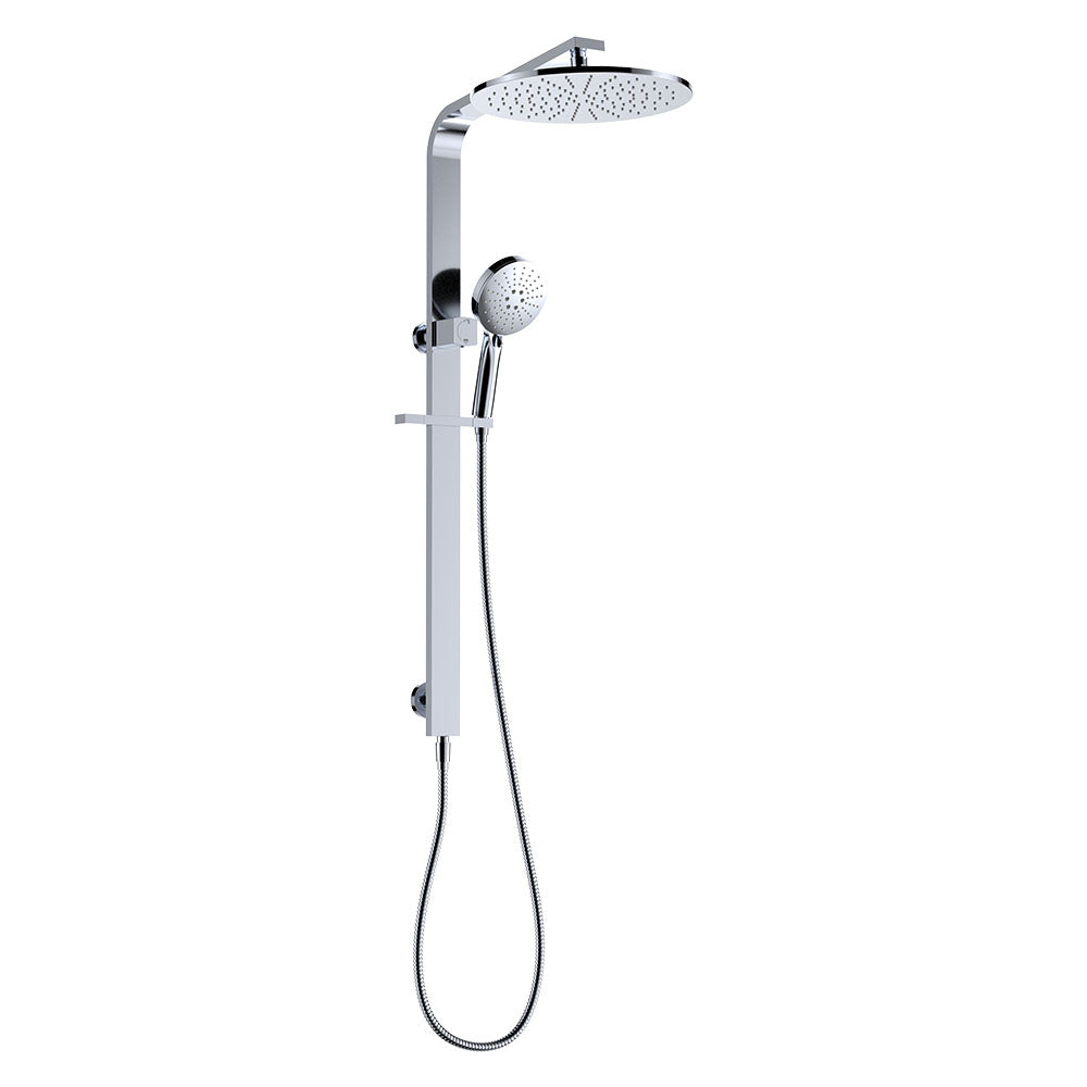 Fienza Empire Slim Deluxe Twin Shower, Chrome