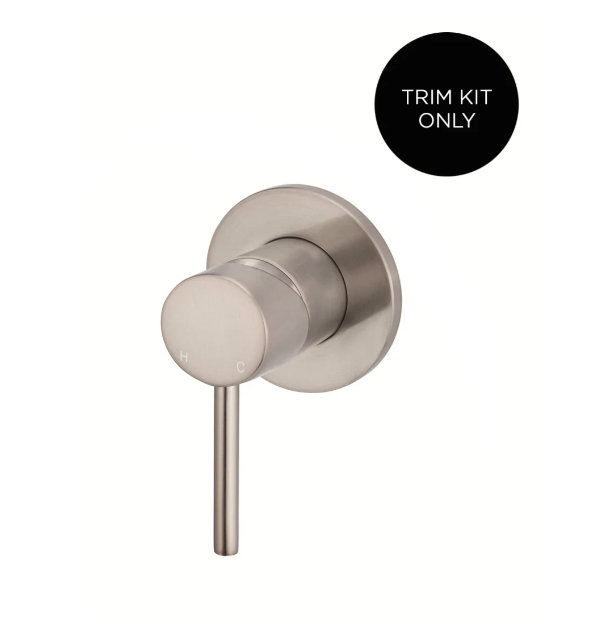 Meir Round Wall Mixer Finish Kit, Champagne