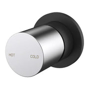 Millennium Finesa Shower Mixer, Matte Black & Chrome