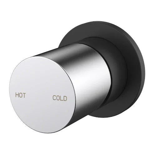 Millennium Finesa Shower Mixer, Matte Black & Chrome