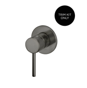 Meir Round Wall Mixer Finish Kit, Shadow