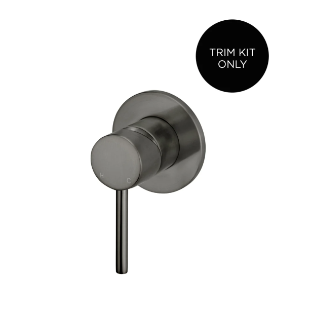 Meir Round Wall Mixer Finish Kit, Shadow