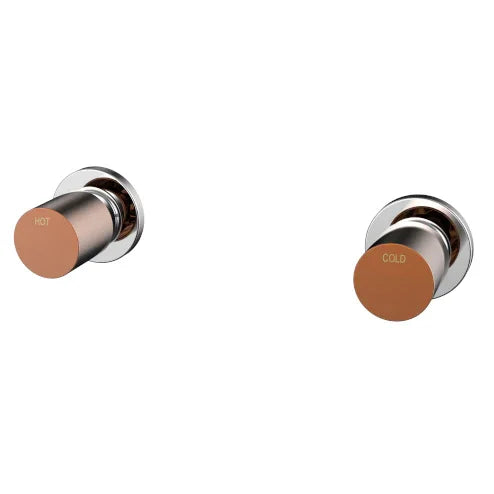 Millennium Finesa Wall Top Assemblies, Chrome & Rose Gold