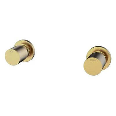 Millennium Finesa Wall Top Assemblies, Modern Brass