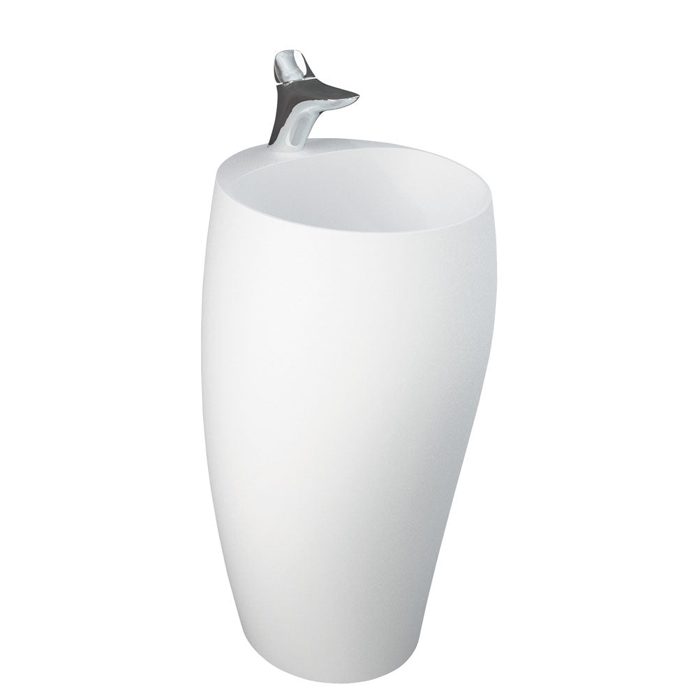 Fienza RAK Cloud Basin Freestanding 1TH 500 x 900mm No Overflow, Matte White