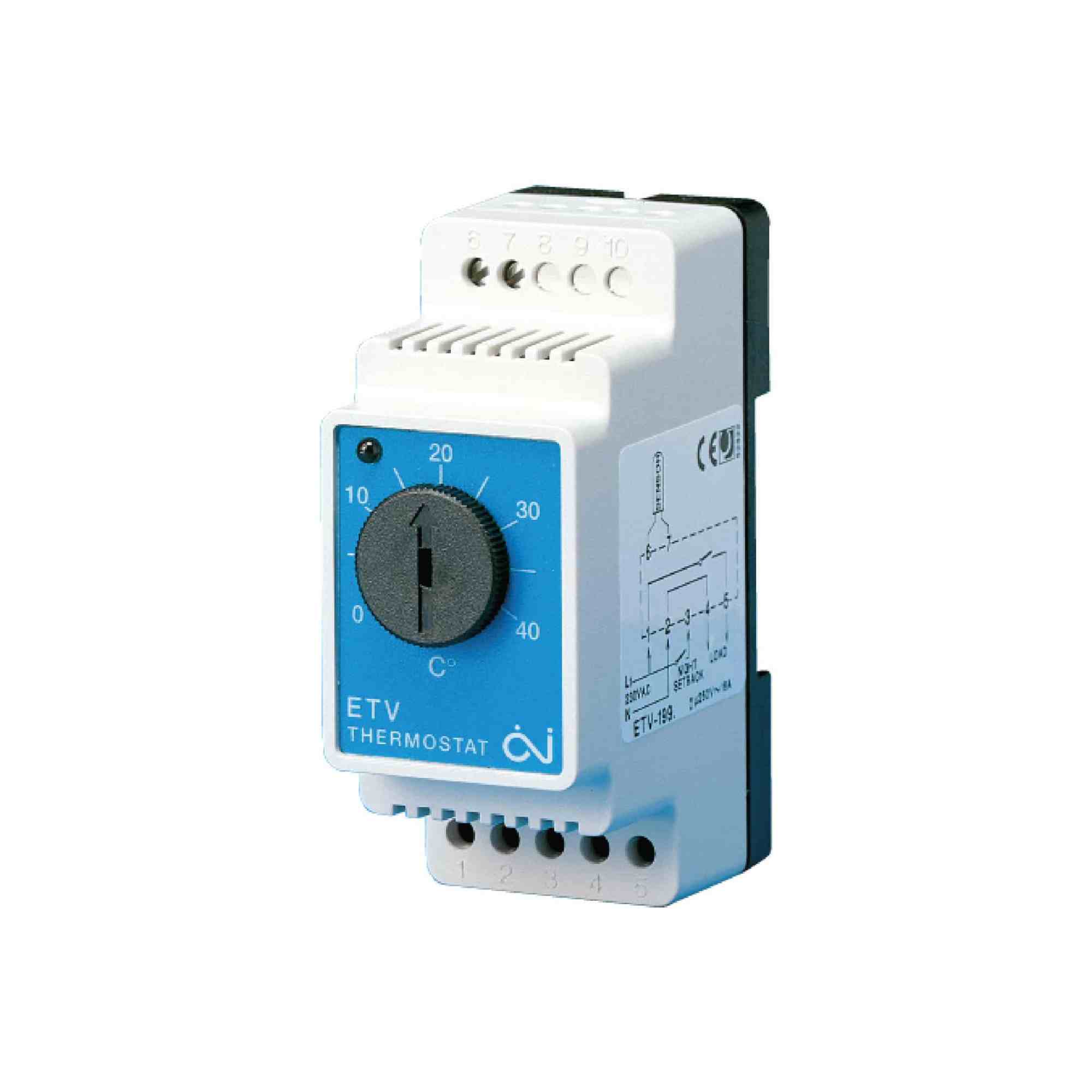 Thermogroup Thermotouch DIN Mounted Manual Thermostat 16A Max Load