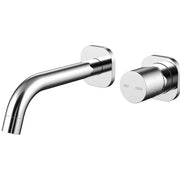 Millennium Cioso SQ Wall Basin Mixer W/Finesa Handle, Chrome