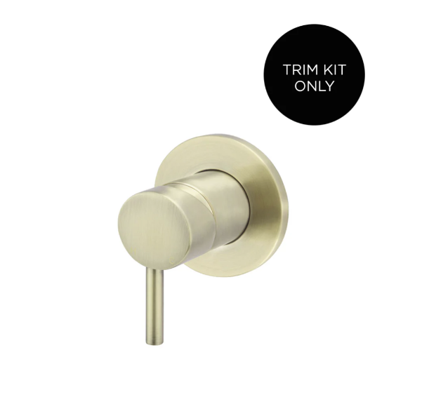 Meir Round Wall Mixer Short Pin-lever Finish Kit, Tiger Bronze