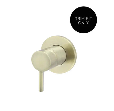 Meir Round Wall Mixer Short Pin-lever Finish Kit, Tiger Bronze