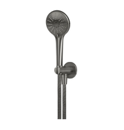 Meir Round Three Function Hand Shower on Fixed Bracket, Shadow