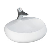 Fienza RAK Cloud Wall Hung Basin 1TH 550 x 425 x 150mm No Overflow, Matte White