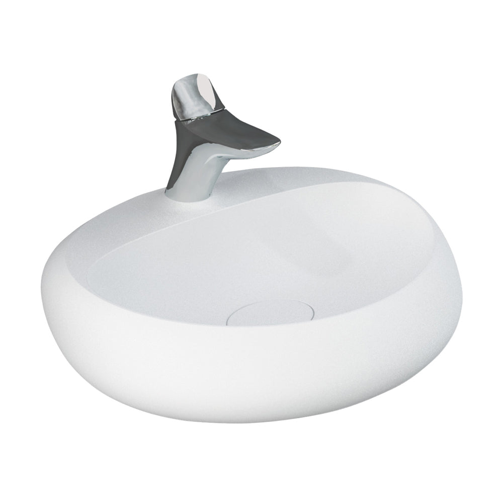 Fienza RAK Cloud Wall Hung Basin 1TH 550 x 425 x 150mm No Overflow, Matte White