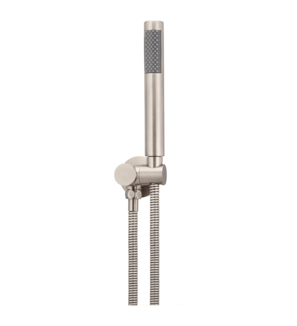 Meir Round Hand Shower on Swivel Bracket, Champagne