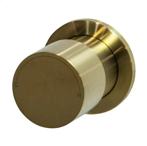 Millennium Finesa Progressive Wall Mixer, Modern Brass