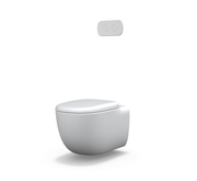 Caroma Contura® II Cleanflush® Wall Hung Invisi Series II® Suite GermGard® Under Counter- White