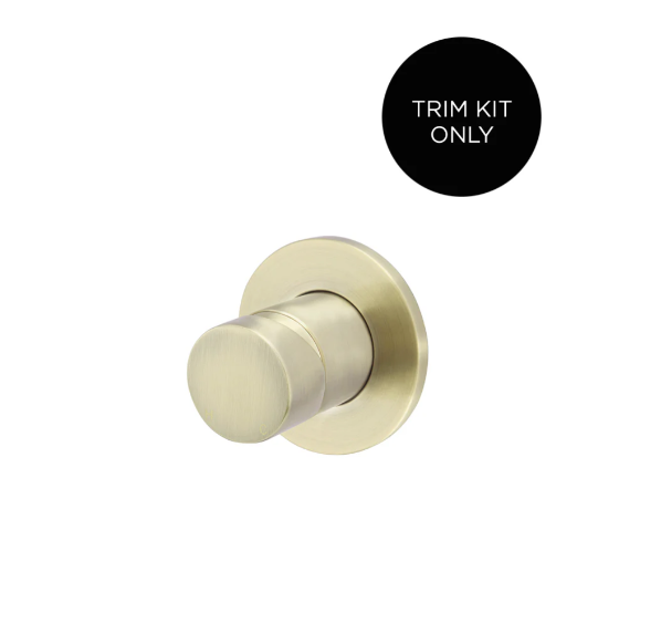 Meir Round Wall Mixer Pinless Handle Finish Kit, Tiger Bronze