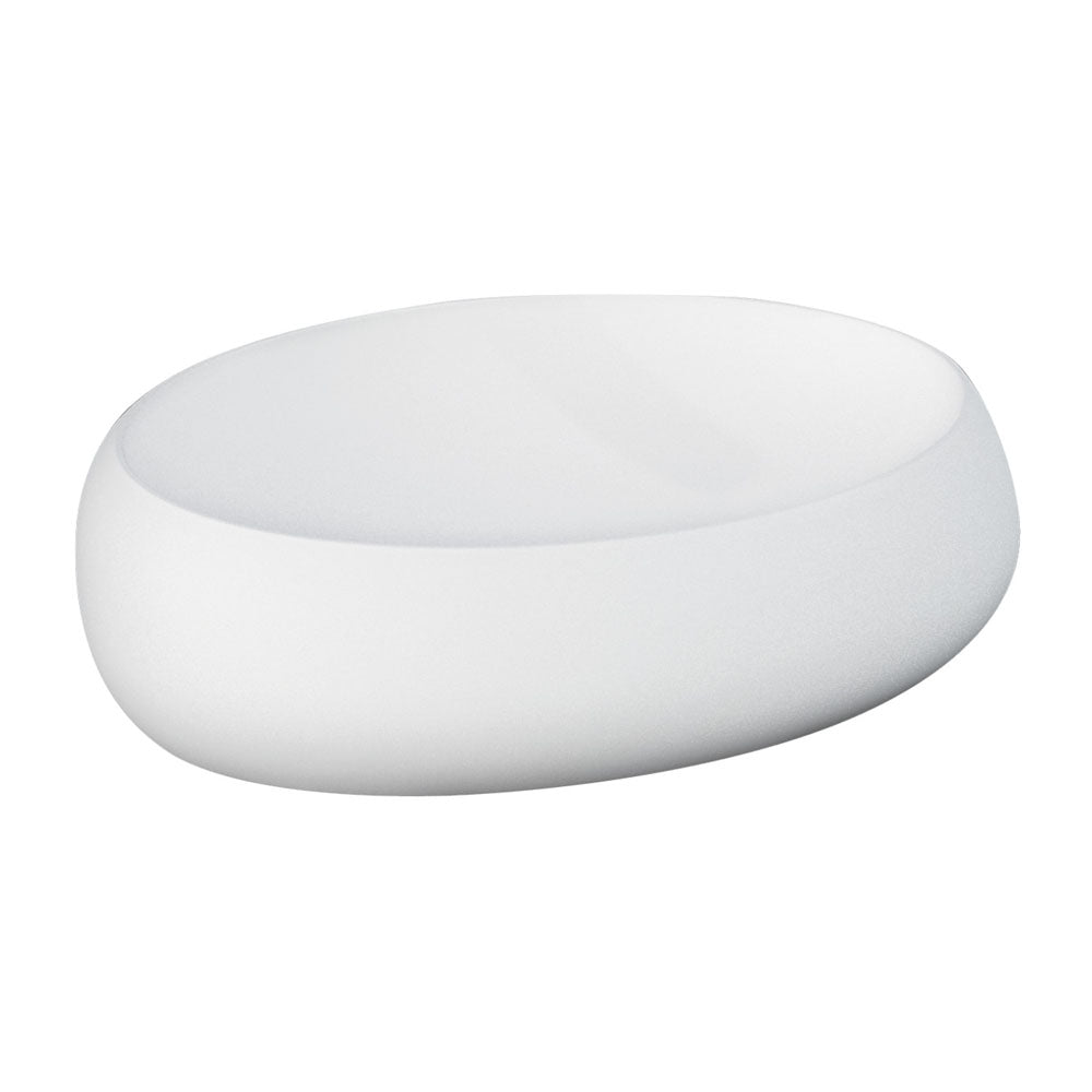 Fienza RAK Cloud Above Counter Basin NTH 580 x 400mm No Overflow, Matte White