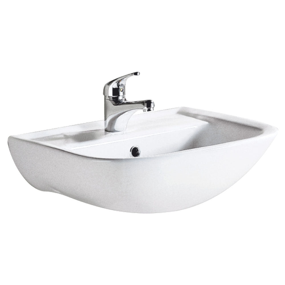 Fienza Lara Wall Hung Basin, Gloss White