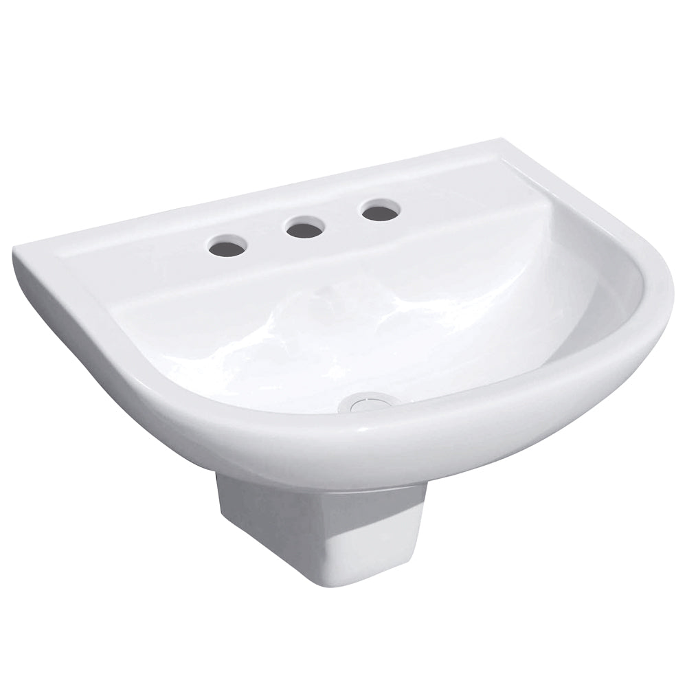 Fienza X500 Integral Shroud Basin, Gloss White