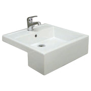 Fienza Nova Semi-Recessed Basin 1TH, Gloss White