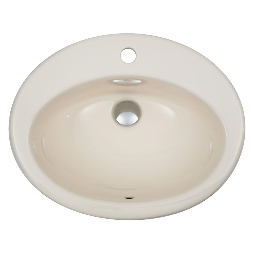 Fienza Jessica Drop-In Basin 200 x 435 x 225mm, Ivory