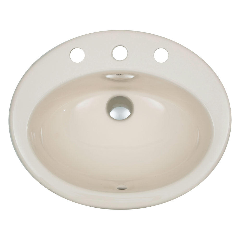 Fienza Jessica Over Counter Basin 530 3TH, Ivory
