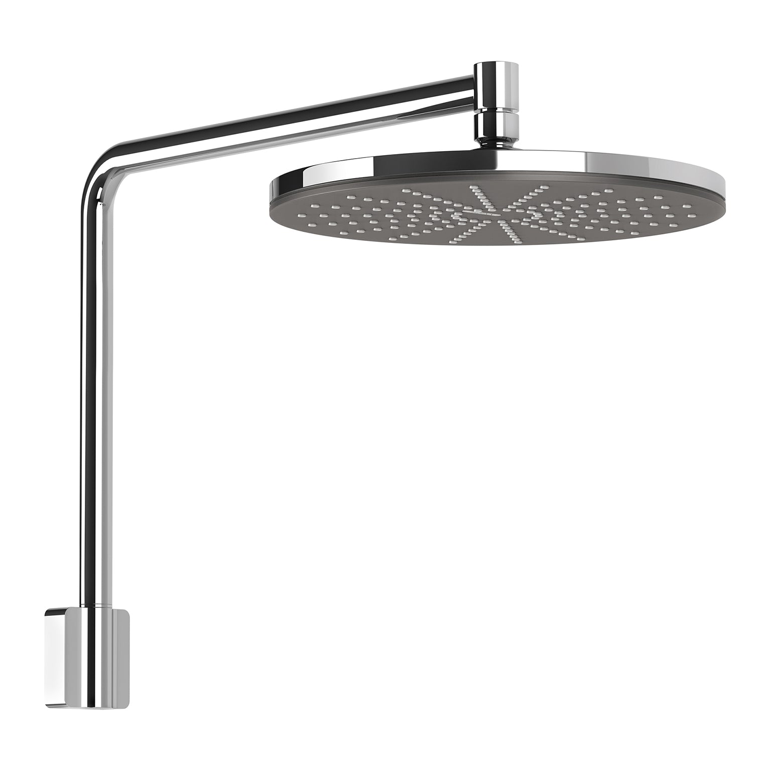 Phoenix NX Vive High-Rise Shower Arm & Rose, Chrome