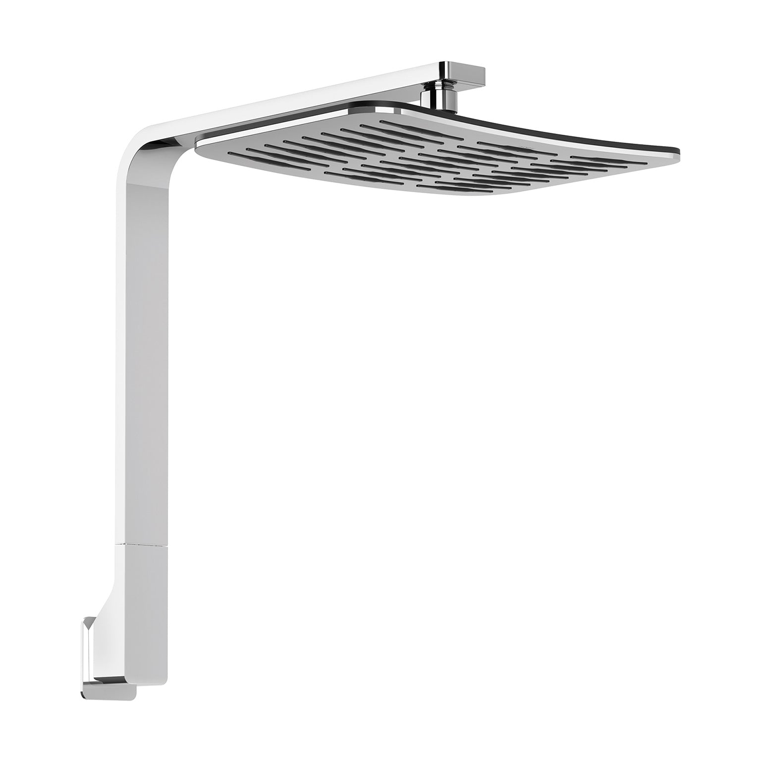 Phoenix NX Cape High-Rise Shower Arm & Rose, Chrome