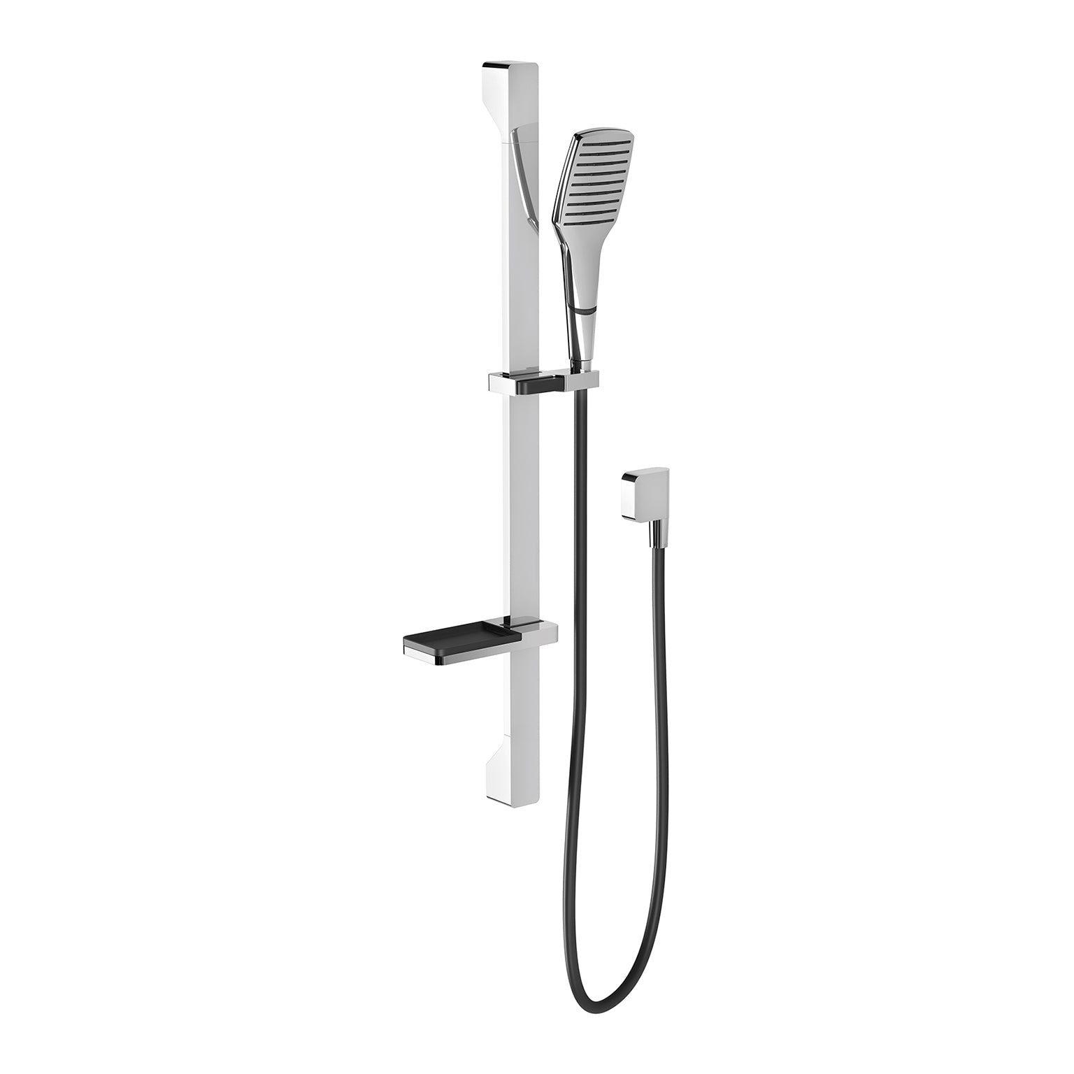 Phoenix NX Cape Rail Shower, Chrome/Matte Black
