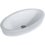 Fienza Resort Semi-Inset Basin NTH 580 x 365 x 140mm, Gloss White
