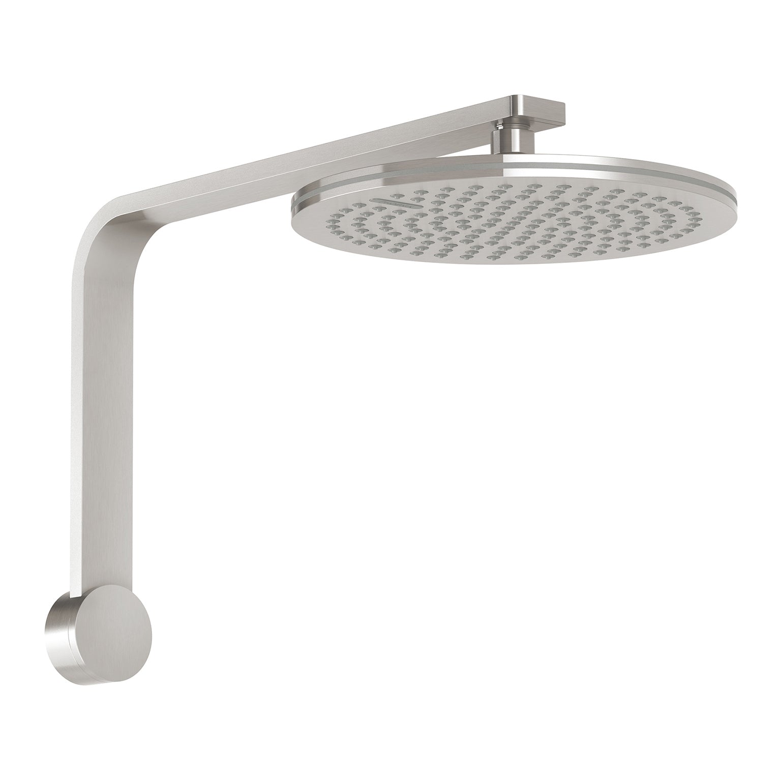 Phoenix NX Quil High-Rise Shower Arm & Rose, Brushed Nickel