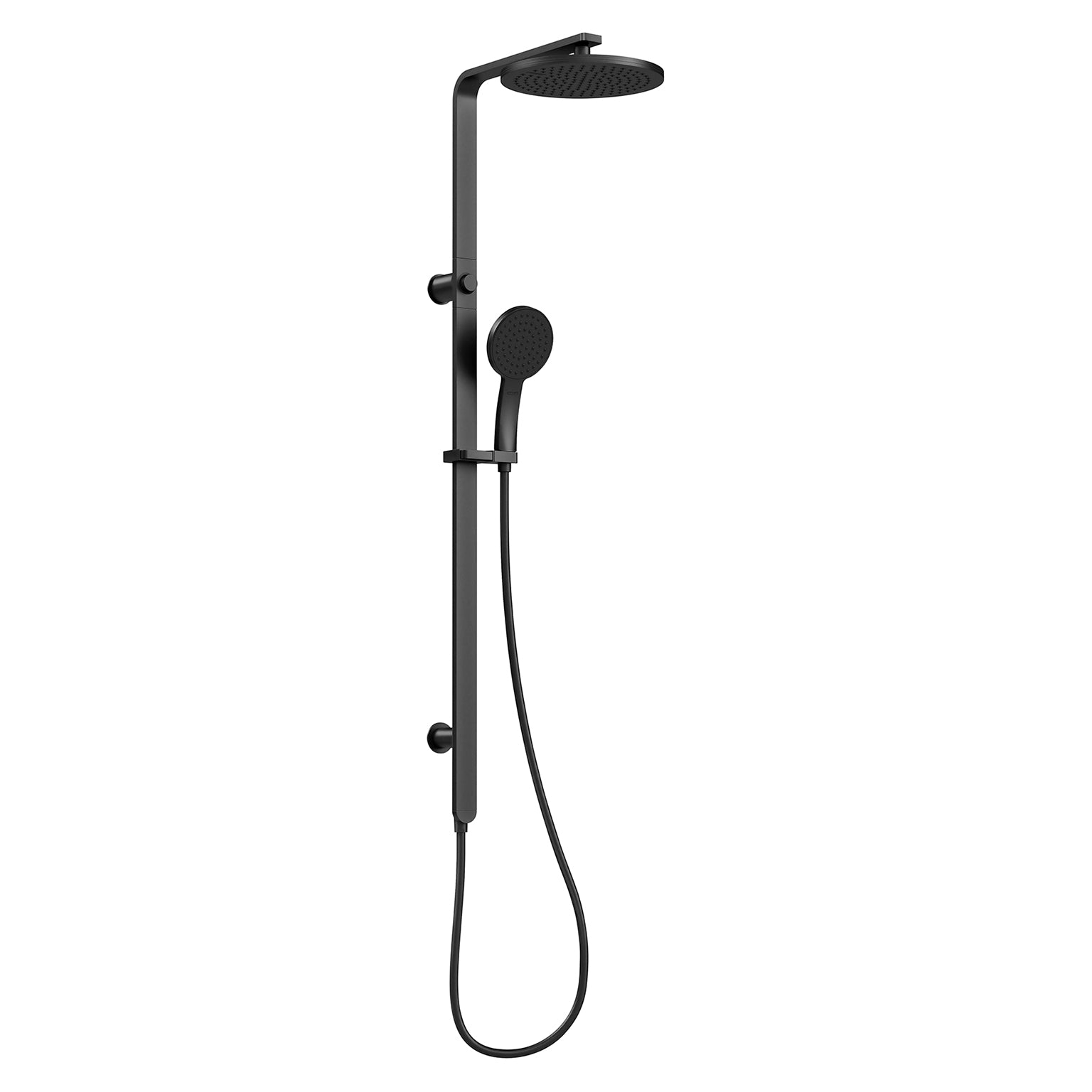 Phoenix NX Quil Twin Shower, Matte Black