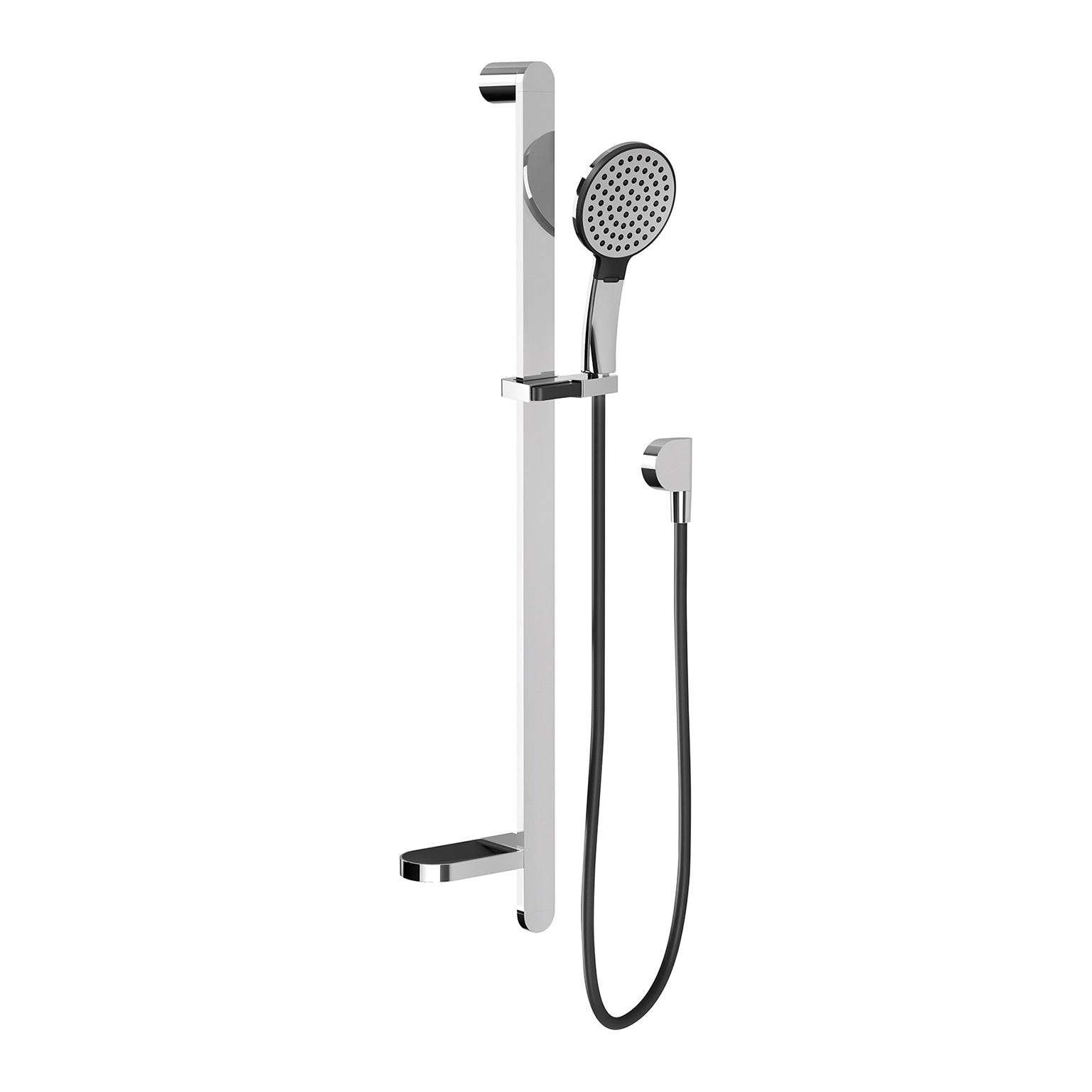 Phoenix NX Quil Rail Shower, Chrome/Matte Black