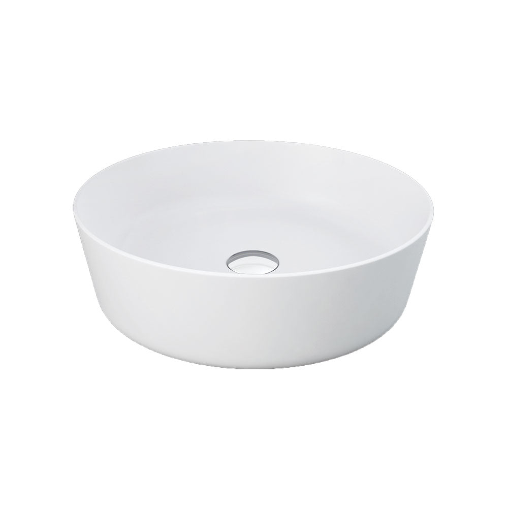 Fienza RAK Feeling Above Counter Round 420mm No Overflow, Matte White