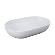 Fienza RAK Feeling Above Counter Oval Basin 550 x 350mm No Overflow, Matte White