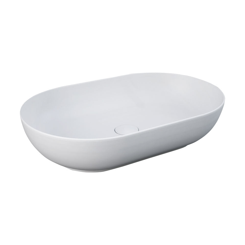 Fienza RAK Feeling Above Counter Oval Basin 550 x 350mm No Overflow, Matte White