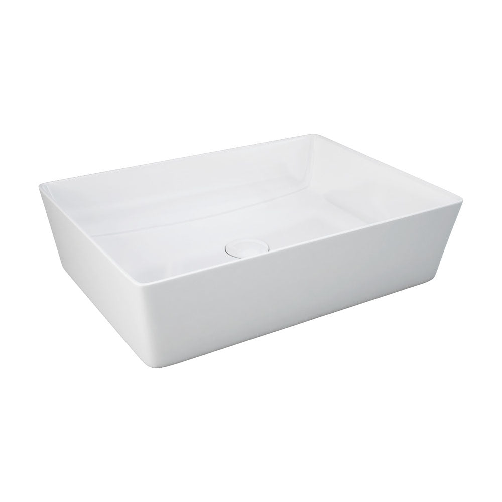 Fienza RAK Feeling Rectangle Above Counter Basin, Gloss White