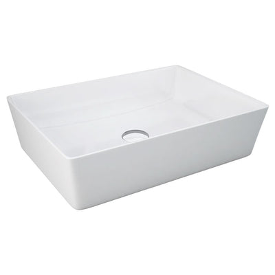 Fienza RAK Feeling Rectangle Above Counter Basin, Gloss White