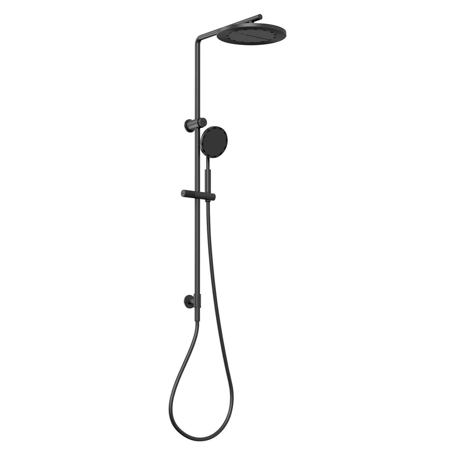 Phoenix NX Iko Twin Shower, Matte Black