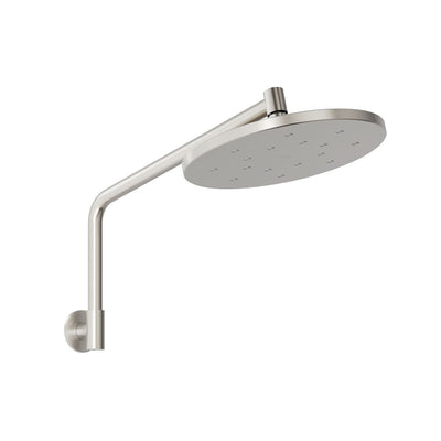 Phoenix Ormond High-Rise Shower Arm and Rose - 4 Star, Brushed Nickel