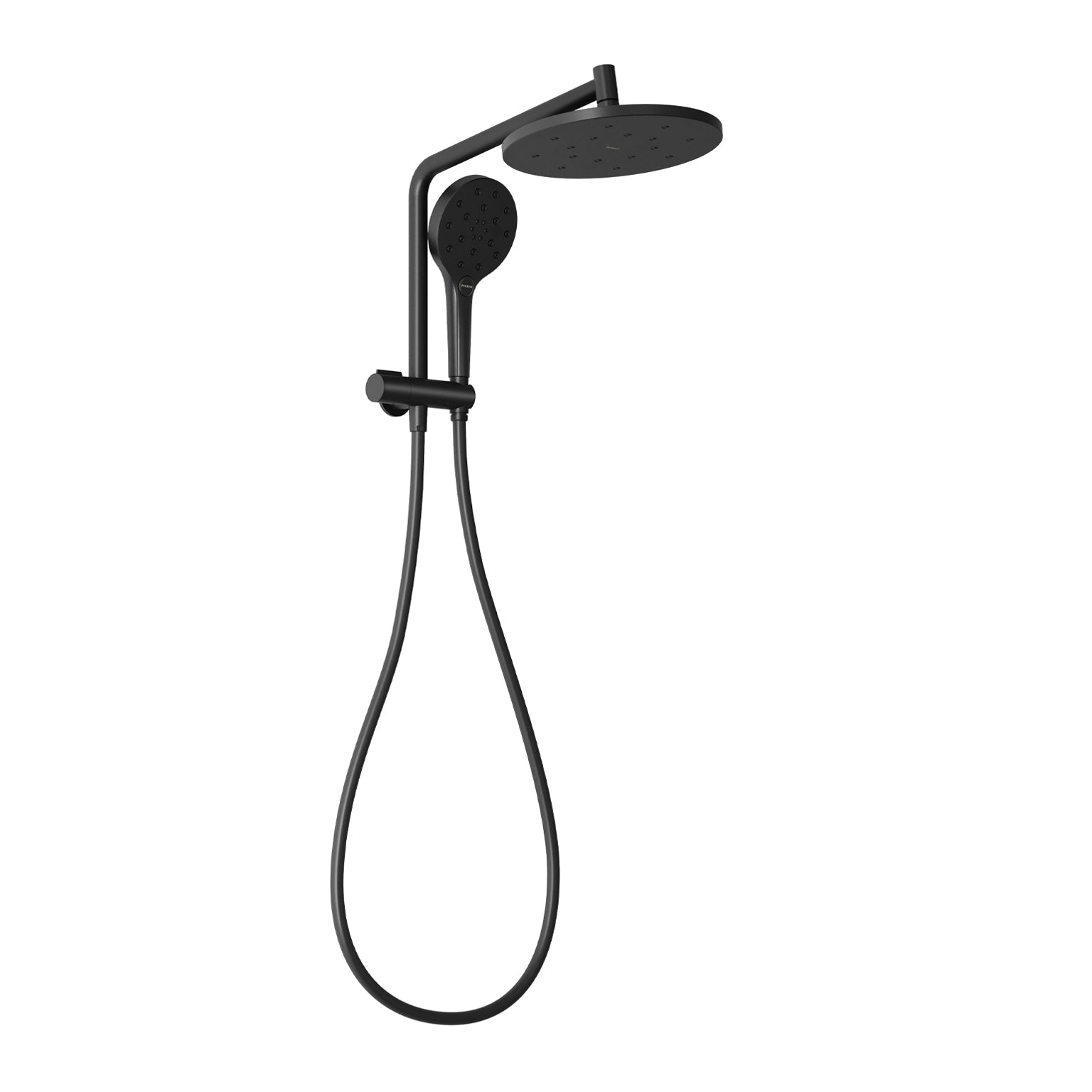 Phoenix Ormond Compact Twin Shower, Matte Black