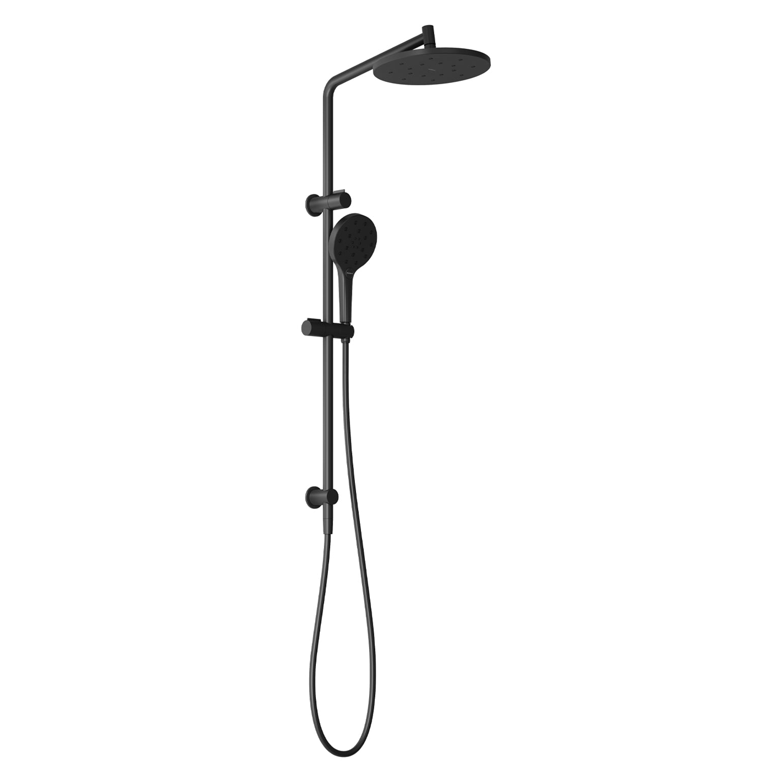 Phoenix Ormond Twin Shower, Matte Black